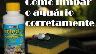 Como limpar o aquário corretamente água doce [upl. by Seagrave305]