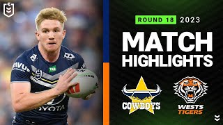 NRL 2023  North Queensland Cowboys v Wests Tigers  Match Highlights [upl. by Sanson545]