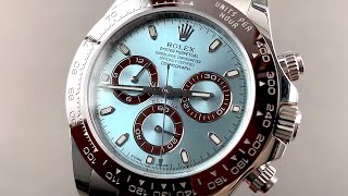 Rolex Daytona Platinum quot50th Anniversaryquot 116506 Rolex Watch Review [upl. by Lesser579]