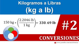 Kilogramos a Libras kg a lb  Parte 2 [upl. by Kimbra]