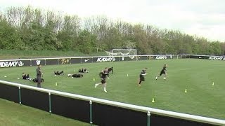 How to improve endurance and core strength  Soccer training drill  Nike Academy [upl. by Feingold572]