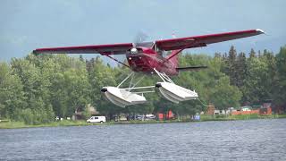 Alaska Seaplanes Taking off Landing amp Flying [upl. by Vergne]