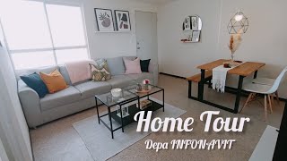 House Tour Departamento INFONAVIT vivir sola [upl. by Deehsar]