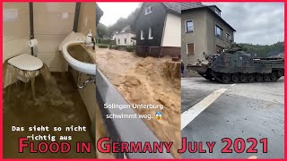 Germany Flooding in NRW and RhinelandPalatinate Pfalz 2021 local footages Hochwasser 🇩🇪🙏 Part 2 [upl. by Buzzell]