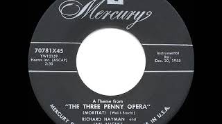 1956 HITS ARCHIVE Moritat A Theme from “The Three Penny Opera”  Richard Hayman amp Jan August [upl. by Dobbins]