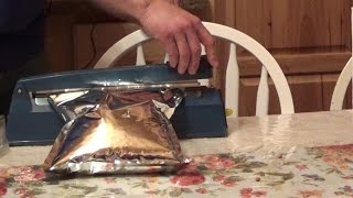 EASY Mylar Bag Food Storage wImpulse Bag Sealer [upl. by Laflam]