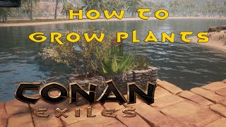 Conan Exiles  How to grow plants and make compost [upl. by Nicram]