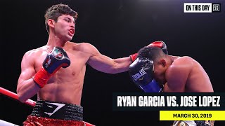 FULL FIGHT  Ryan Garcia vs Jose Lopez [upl. by Aloise286]