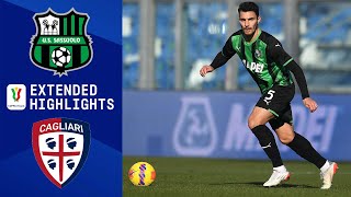 Sassuolo vs Cagliari Extended Highlights  Coppa Italia Frecciarossa  CBS Sports Golazo [upl. by Grinnell]