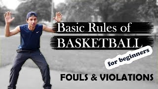 Basic rules of Basketball Fouls amp Violations [upl. by Iormina]