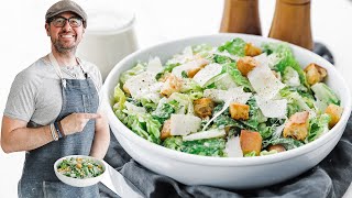 Classic Homemade Caesar Salad Recipe [upl. by Asirb]