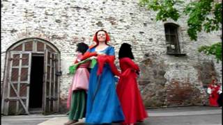 Studio Danza  Medieval dance with veils [upl. by Iralam]