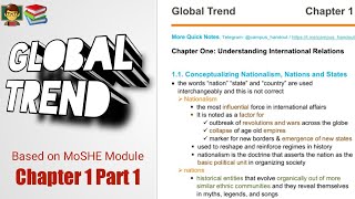 Global Trend Chapter 1  Part 1 [upl. by Ijic285]