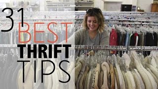 31 BEST Thrift Store Tips  Shopping Guide [upl. by Palermo]