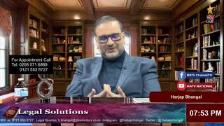 Legal Solutions with Harjap Bhangal  LIVE  140423 [upl. by Gregory]