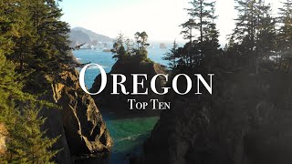 Top 10 Places To Visit In Oregon [upl. by Aisatal]