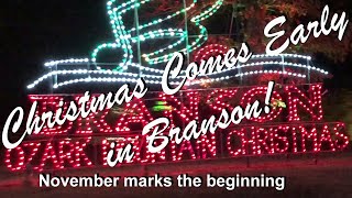 Branson Missouri Strip at Christmas [upl. by Sirapal]