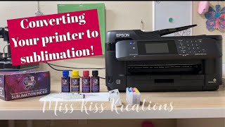 How to Convert your printer to a sublimation Printer [upl. by Cohleen]