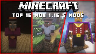 Top 16 Minecraft 1165 Mods that Add Mobs Creatures amp Animals FORGE [upl. by Barra675]