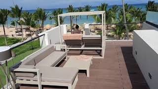 Excellence Club Beachfront Honeymoon TwoStory Rooftop Terrace Suite with Plunge Pool January 2021 [upl. by Ness265]