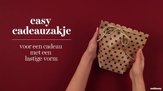 Wehkamp  How to easy cadeauzakje [upl. by Ofloda]