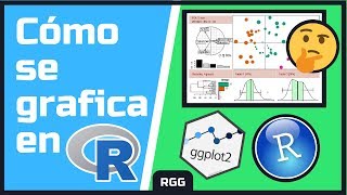 Cómo graficar en R con RStudio 💻📊  base graphics  ggplot2  otros [upl. by Wrennie]