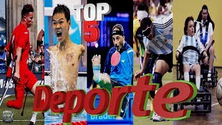 Top 5 Personas con discapacidad haciendo deporte [upl. by Yeuh]