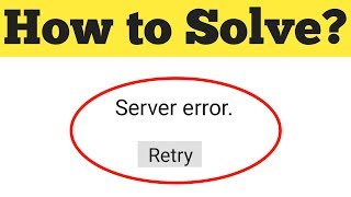 How To Fix Server Error in Google play store in android 2020  Google Play Store Server Error [upl. by Heyra]