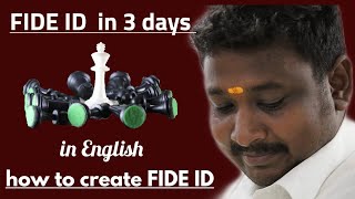 HOW TO CREATE FIDE ID IN ENGLISH  chess beginner  chezz circle [upl. by Areis]