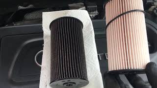 20 TDI Kraftstofffilter wechseln  VW  AUDI  SEAT  Skoda [upl. by Enicul]