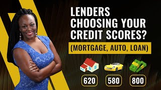 Lenders Choosing Your Credit Scores Mortgage Auto Loan  Shamika Saves [upl. by Lupien]