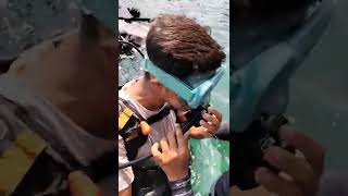 Scuba Diving  Goa 🐠🐟 Andar Water 🌊 [upl. by Ellerd]