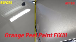 How to FIX Orange Peel paint or Clear Coat [upl. by Roht179]