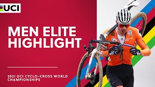 Men Elite Highlights  2021 UCI Cyclocross World Championships [upl. by Ahk]