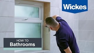 How to Tile Around a Window with Wickes [upl. by Pascha]