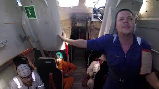 Free Fall Lifeboat Launching FFLB from inside [upl. by Repard]