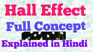 hall effect hindi [upl. by Ariaz]