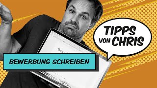 Bewerbung schreiben So gelingt das Anschreiben [upl. by Xonk]