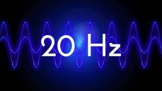 20 Hz clean sine wave BASS TEST TONE frequency [upl. by Ajax]