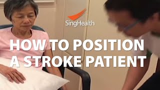 How To Position A Stroke Patient [upl. by Tillion179]