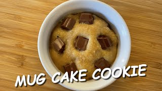 Mug cake COOKIE  LeCoinDuChef [upl. by Nymassej]