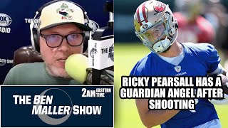 Ricky Pearsall Has a Guardian Angel l BEN MALLER SHOW [upl. by Yeslrahc10]