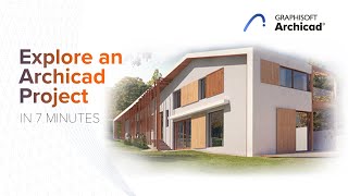 Explore an Archicad Project in 7 Minutes [upl. by Shifrah]