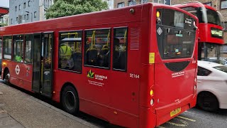 GoAhead London SE164 YX61DVO Bus Route P12 [upl. by Onaicul]