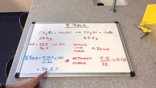 Percentage Yield and Limiting Reagent [upl. by Emoreg]