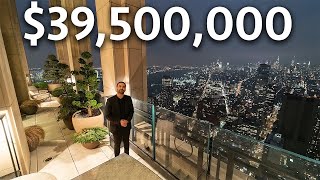 Inside a 39500000 New York City PENTHOUSE with Amazing City Views [upl. by Kendrah]