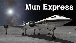 KSP SSTO Spaceliner to Mun [upl. by Chrissy]