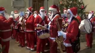 Banda musicale citta di Gemona Babbi Natale 2014 [upl. by Medovich]