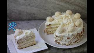 Raffaello Cake Recipe [upl. by Naashar]