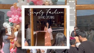 SIMPLY FASHION BOUTIQUE GRAND OPENING [upl. by Orling]